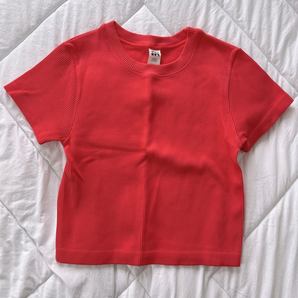 JOY LAB HOT PINK TOP